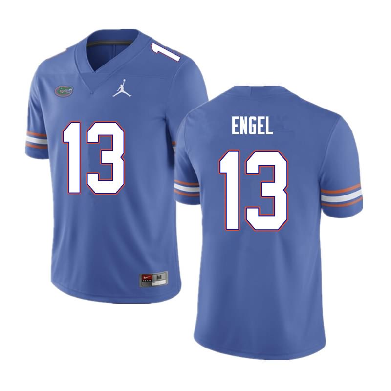 Men's NCAA Florida Gators Kyle Engel #13 Stitched Authentic Nike Blue College Football Jersey PHO3265DK